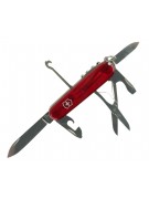 Нож складной Victorinox Climber 1.3703.T (91 мм, полупрозрачный красный)