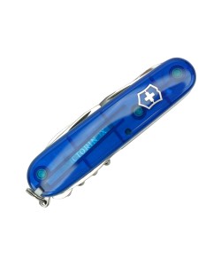 Нож складной Victorinox Huntsman 1.3713.T2 (91 мм, полупрозрачный синий)