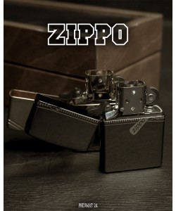 Зажигалка Zippo 21088 Zipped Black Ice