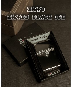 Зажигалка Zippo 21088 Zipped Black Ice