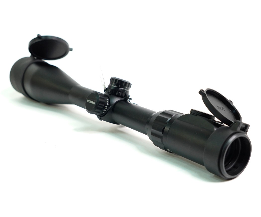 Оптический прицел Leapers Accushot Premium 8-32x56, 30 мм, грав. Mil-Dot, подсветка IE36, кольца Weaver