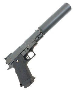 Страйкбольный пистолет Galaxy G.10A (Colt 1911 mini) с глушителем