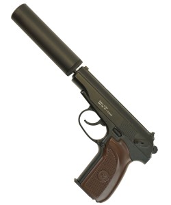 Страйкбольный пистолет Galaxy G.29A (ПМ) с глушителем