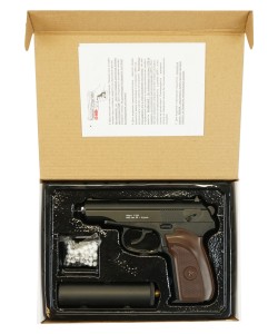 Страйкбольный пистолет Galaxy G.29A (ПМ) с глушителем