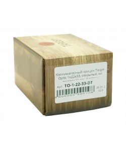 Коллиматорный прицел Target Optic 1x22x33, открытый, 4 марки, на «л/хвост»