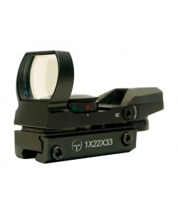 Коллиматорный прицел Target Optic 1x22x33, открытый, 4 марки, на «л/хвост»