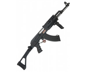 Страйкбольный автомат Cyma AK-47U Tactical, пластик. корпус, скл. приклад (CM.028U)