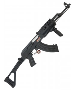 Страйкбольный автомат Cyma AK-47U Tactical, пластик. корпус, скл. приклад (CM.028U)