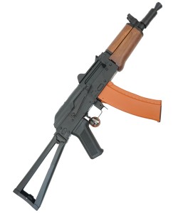 Страйкбольный автомат Cyma АКС-74У, пластик под дерево (CM.035)