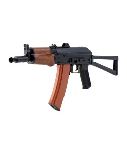 Страйкбольный автомат Cyma АКС-74У, пластик под дерево (CM.035)