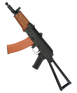 Страйкбольный автомат Cyma АКС-74У, пластик под дерево (CM.035)