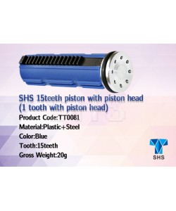 Поршень SHS усиленный, 15 зубов с головой (TT0081)