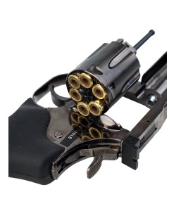 Пневматический револьвер ASG Dan Wesson 715-6 (Dan Wesson 3) Steel Grey (пулевой)