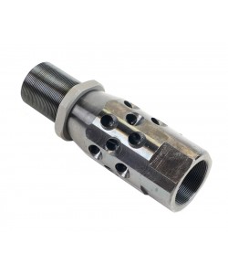 Переходник-удлинитель ”Дудка-12/Р” наличие реактивных отверстий, с сужением 0 мм., для установки дульных устройств