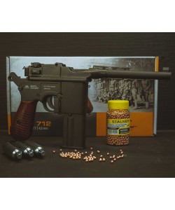 Пневматический пистолет Gletcher M712 (Mauser)