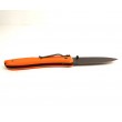 Нож складной LionSteel Big Opera G10, черное лезвие, оранж. рукоять - фото № 5