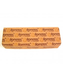 Нож складной LionSteel Big Opera G10, черное лезвие, оранж. рукоять