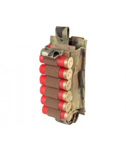 Подсумок Wartech MP-115 «Шелл» под 12 патронов 12-20 калибра (Multicam)