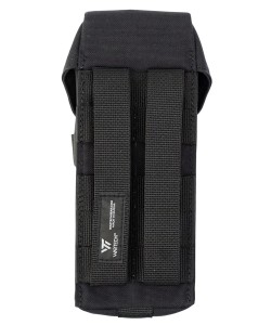 Подсумок Wartech MP-108 «Ратник» под 2 магазина АК-серии, закрытый (черный)