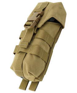 Подсумок Wartech MP-108 «Ратник» под 2 магазина АК-серии, закрытый (койот)