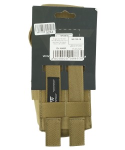 Подсумок Wartech MP-108 «Ратник» под 2 магазина АК-серии, закрытый (койот)