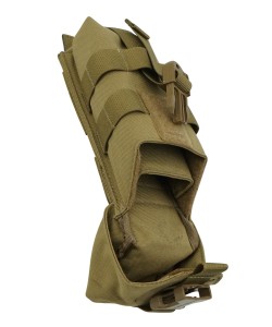 Подсумок Wartech MP-108 «Ратник» под 2 магазина АК-серии, закрытый (койот)