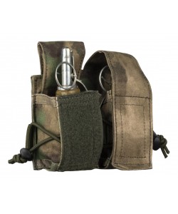 Подсумок Wartech GP-104 «Гренадер» под 2 гранаты ВОГ, универсальный (мох ATFG)