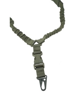 Ремень тактический Wartech TS-106 одноточечный с фастексом, резинка (олива)