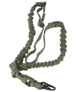 Ремень тактический Wartech TS-106 одноточечный с фастексом, резинка (олива)