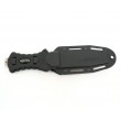 Нож McNETT Tactical, сталь 420, клинок 76,2 мм, скошенный, Black - фото № 6