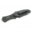 Нож McNETT Tactical, сталь 420, клинок 76,2 мм, скошенный, Black - фото № 3