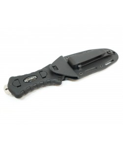Нож McNETT Tactical, сталь 420, клинок 76,2 мм, скошенный, Black