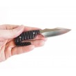 Нож Sanrenmu RealSteel, лезвие 74 мм, Mini130A black - фото № 5