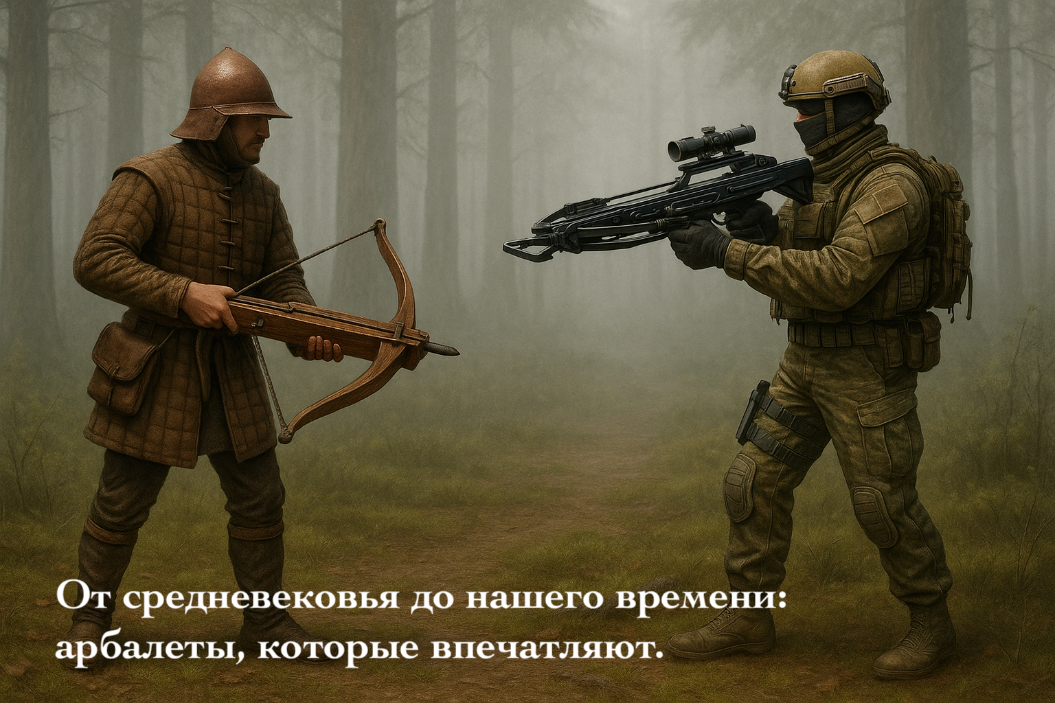 От средневековья до вашего плеча: арбалеты, которые впечатляют