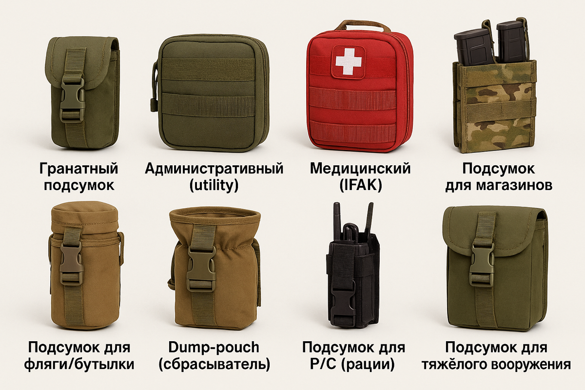 Подсумки: А какие вообще бывают?