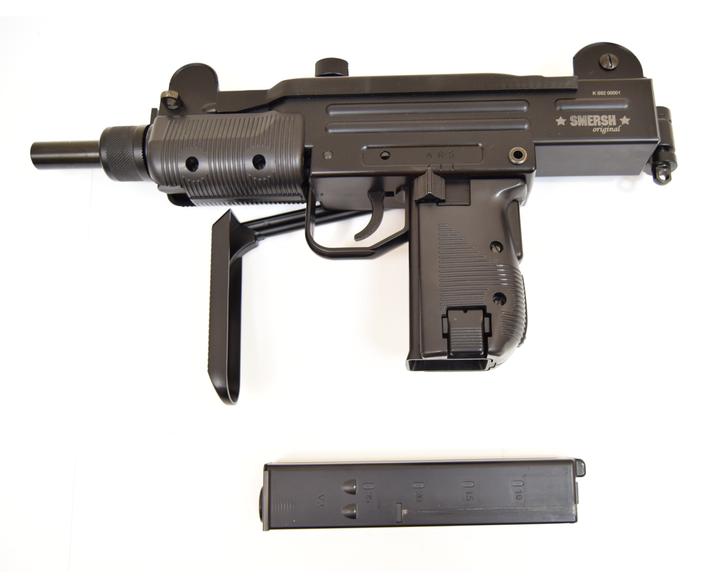 Страйкбольный пистолет-пулемет Smersh S52 (KWC KMB-07, Uzi) .