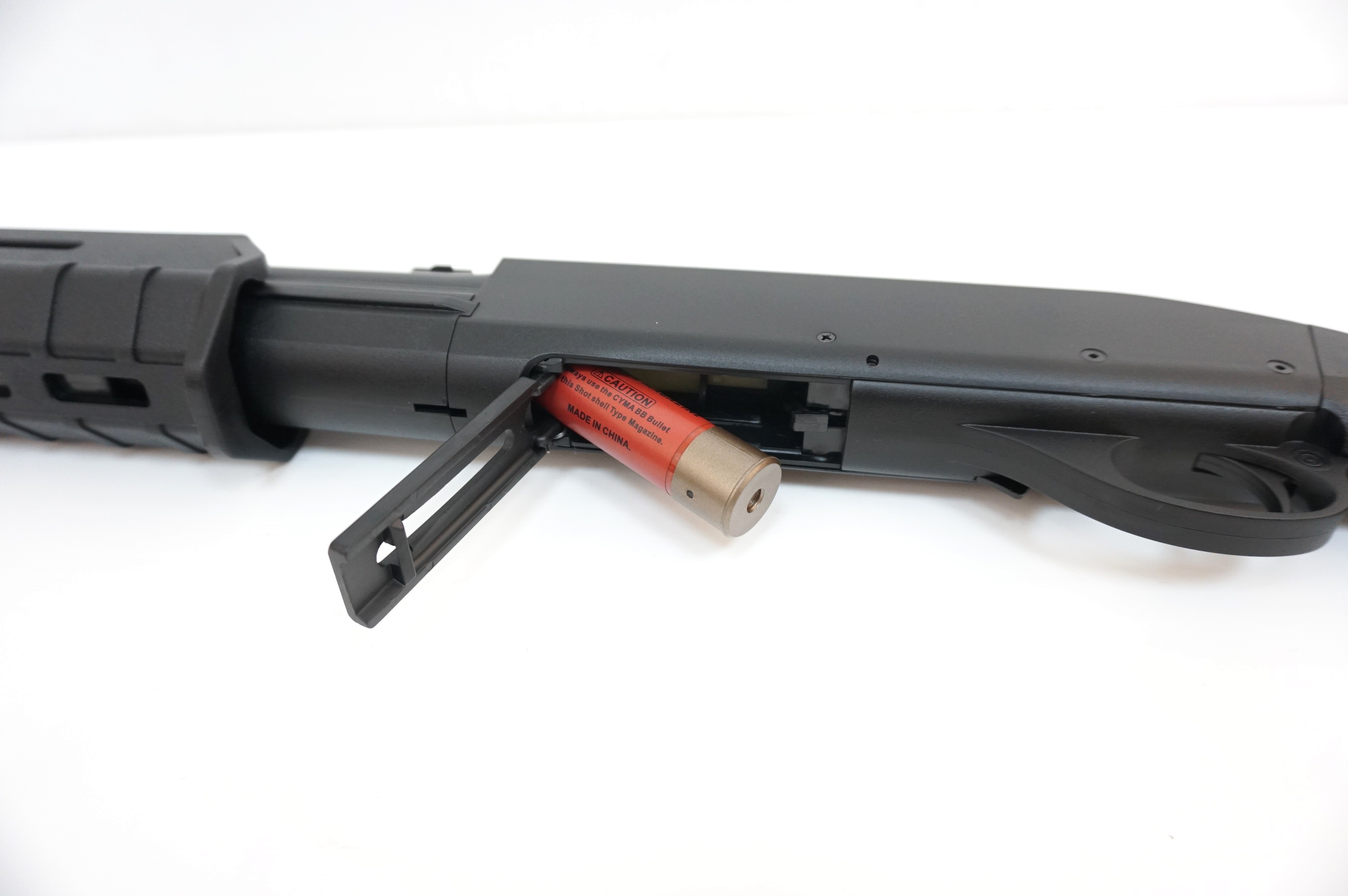 Страйкбольный дробовик Cyma Remington M870 Magpul, пластик Black (CM.355L B...