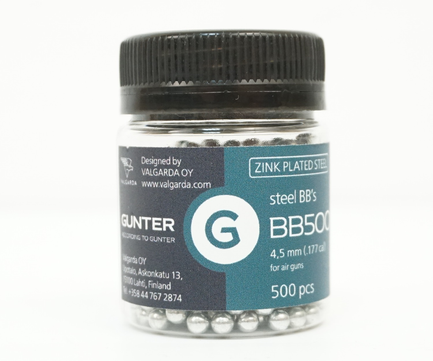 Дробь BB для пневматики Gunter 4,5 мм (500 штук)