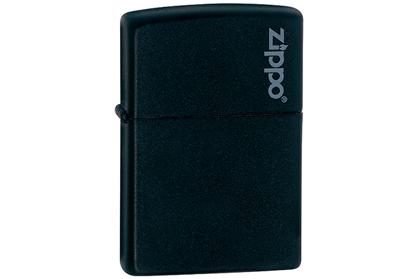 Зажигалка Zippo 218ZL Black Matte with Logo