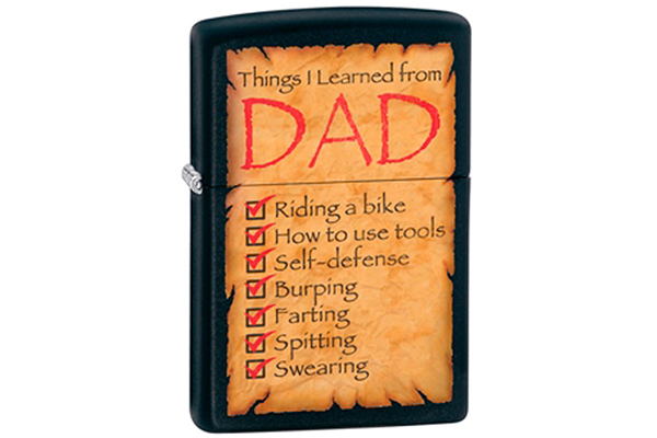 Зажигалка Zippo 28372 Things Learned From Dad
