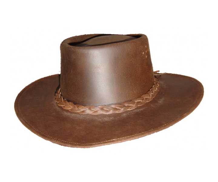 Шляпа ковбойская кожаная (DE-720-L)