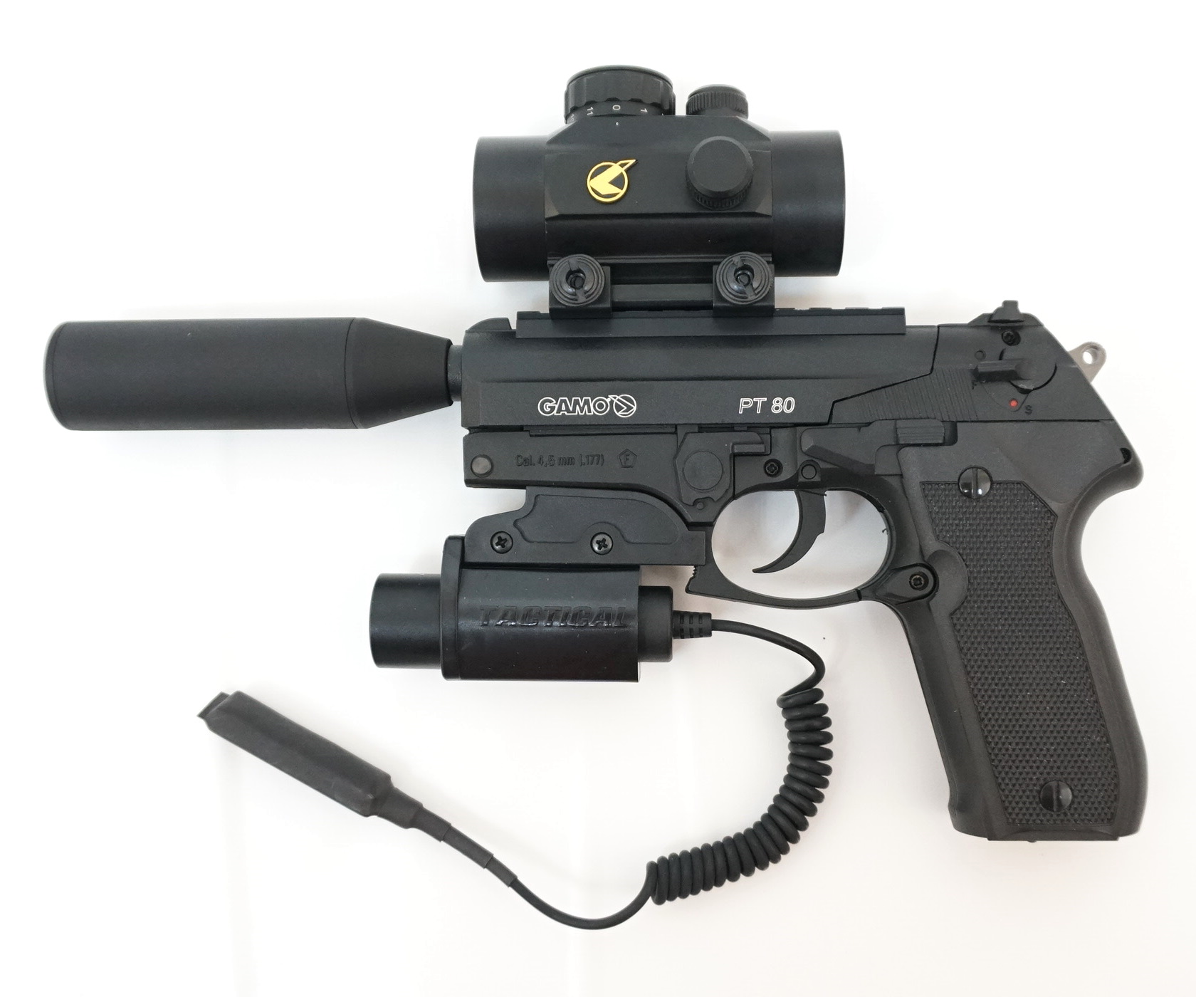 Пневматический пистолет Gamo PT-80 Tactical