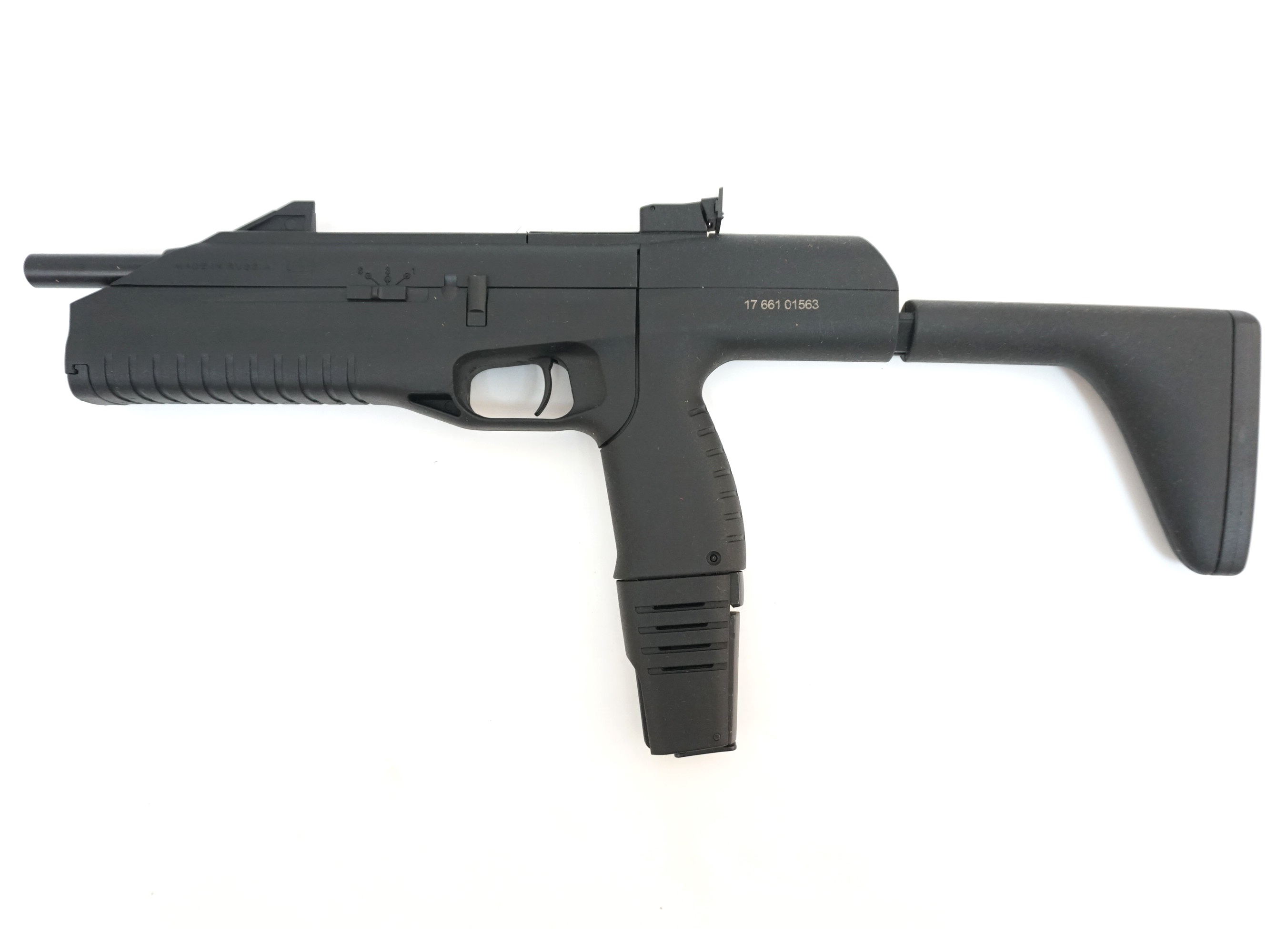 Пневматический пистолет-пулемет Baikal МР-661К-04 «Дрозд» эксп.