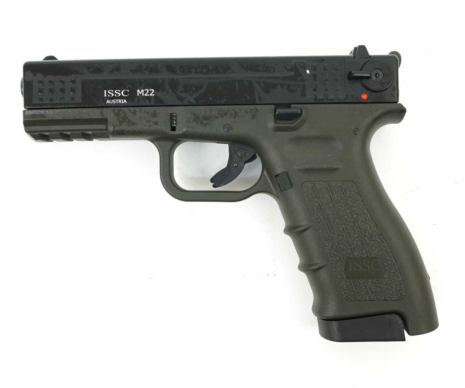 Охолощенный СХП пистолет K17-СО Kurs (Glock 17) 10ТК, зеленый/черный