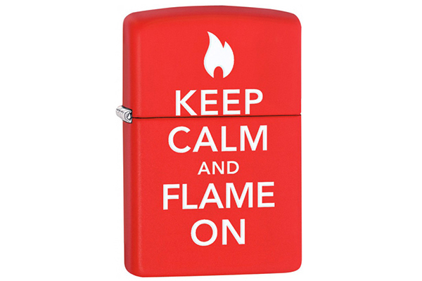 Зажигалка Zippo 28671 Keep Calm & Flame On