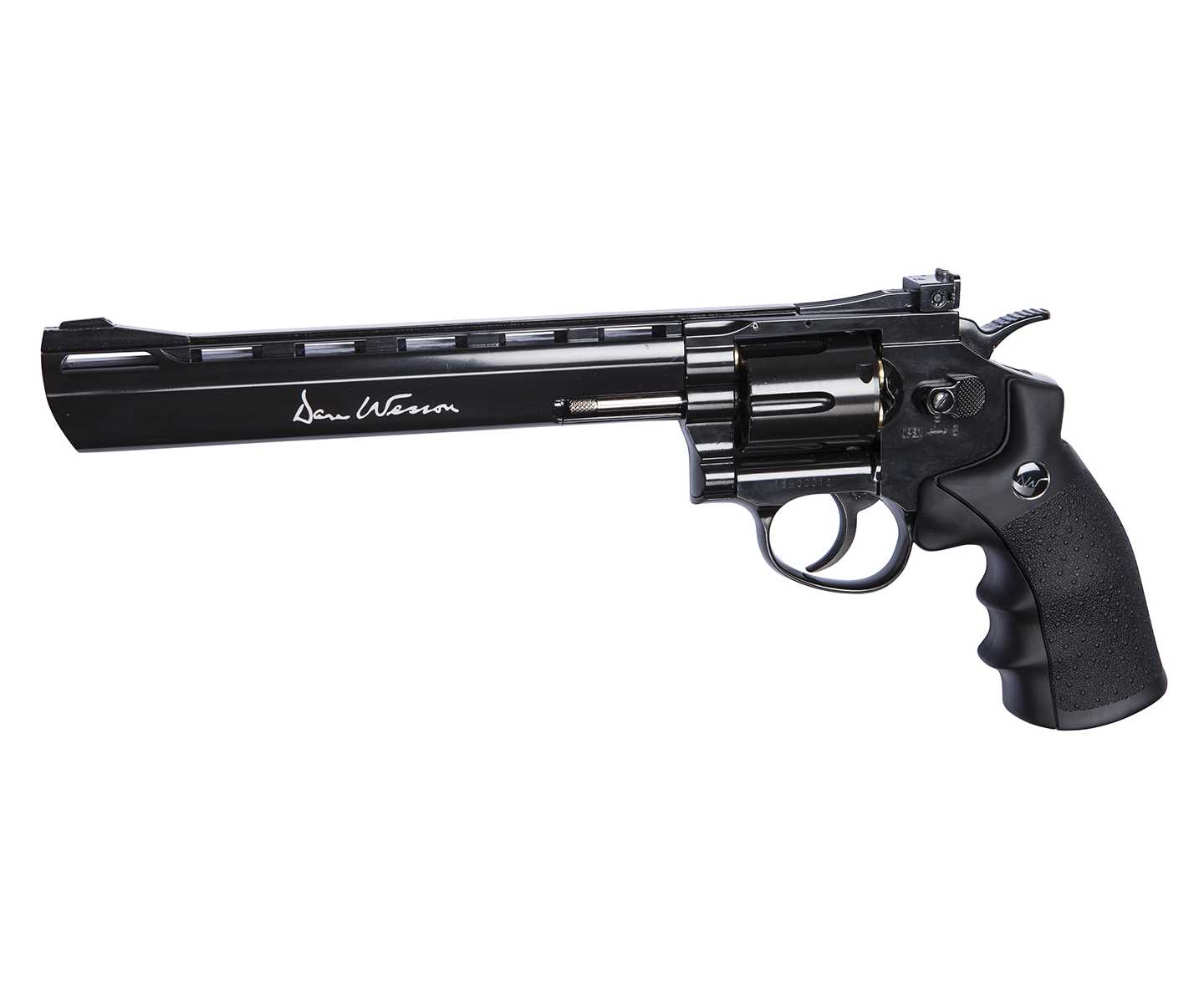 Пневматический револьвер ASG Dan Wesson 8” Black (пулевой)