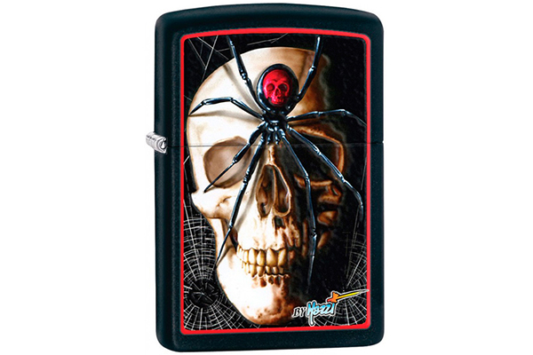 Зажигалка Zippo 28627 Mazzi Spider & Skull