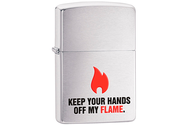 Зажигалка Zippo 28649 Keep Your Hands Off My Flame