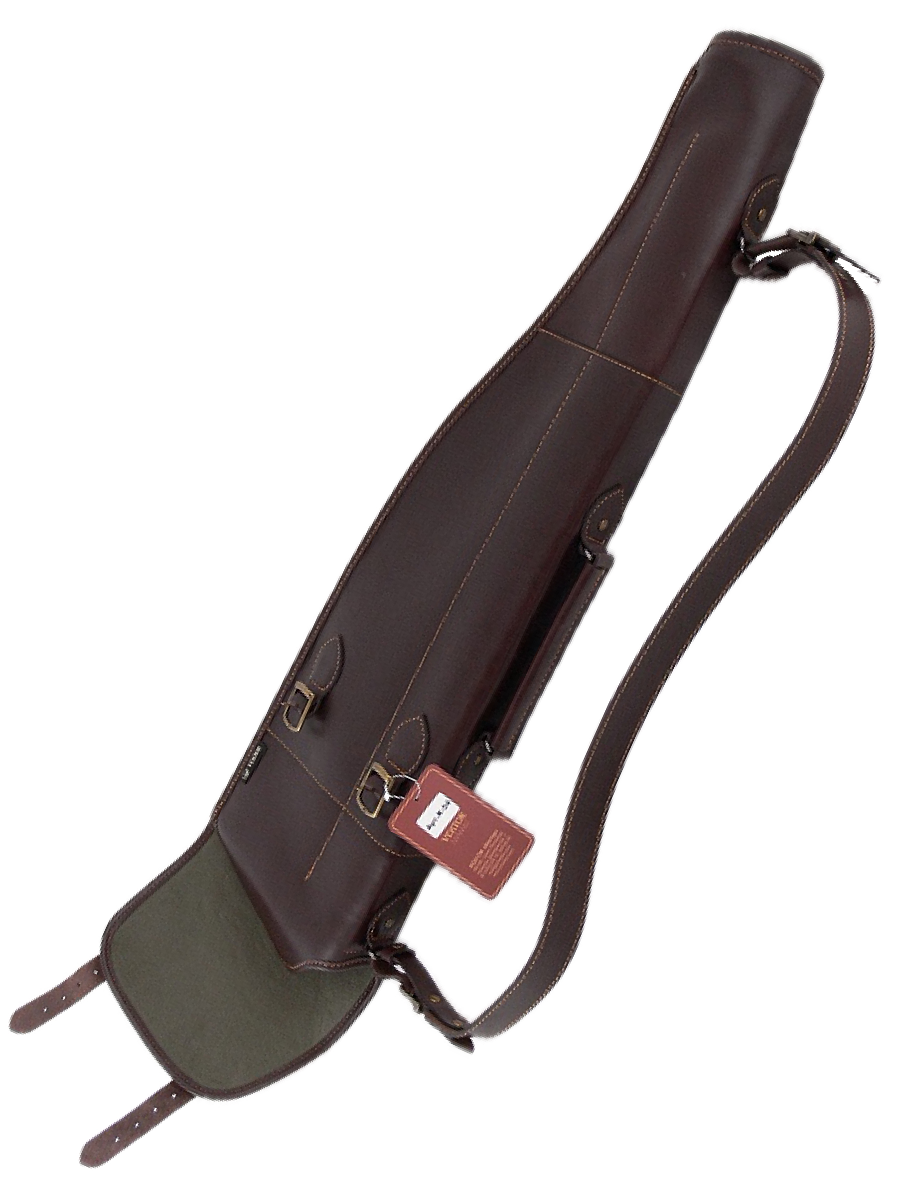 Чехол Vektor К-54 для любого двуствольного ружья в разобранном виде, 76 см, из натуральной кожи