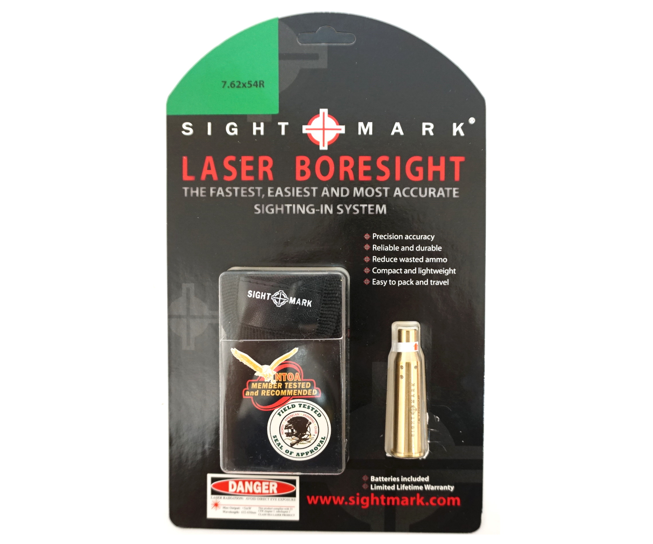 Лазерный патрон Sightmark для пристрелки 7,62x54 (SM39037)